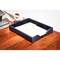 Dacasso Navy Blue Bonded Leather Letter Tray AG-5001 - alternate 5